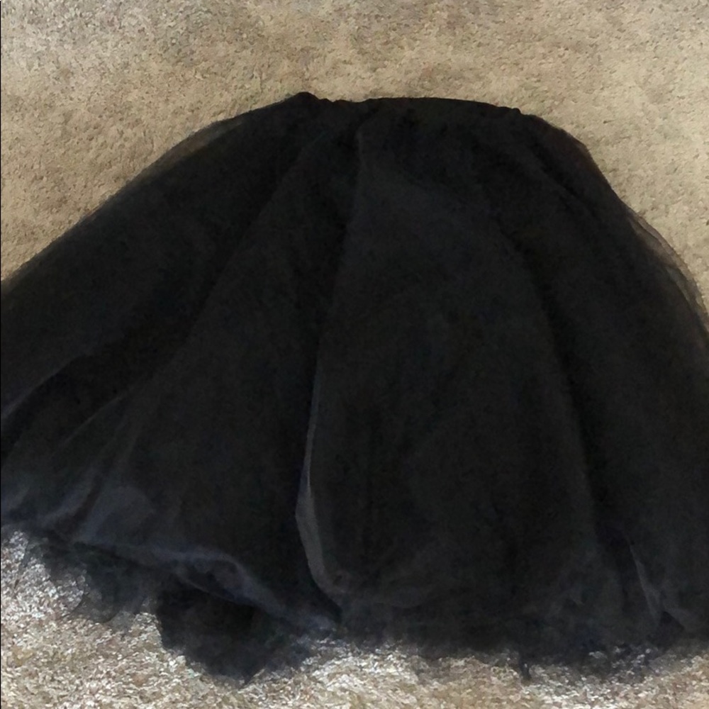 Black Tulle Skirt